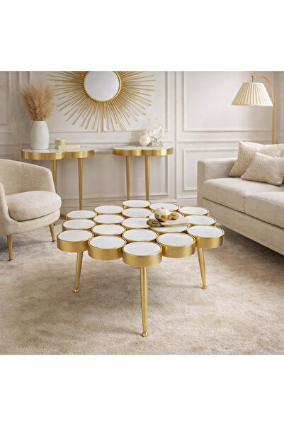 Vi Markets Luxury coffee table featuring a unique sculptural design