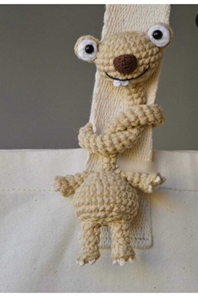 designbyoykum Ice Age Si̇d Stroller Ornament, Bag Ornament, Bag Charm, Steeri...