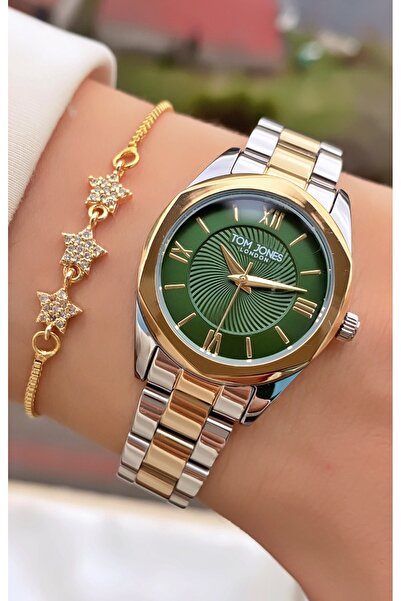 Tom Jones Original Brand - Yellow Green Color - 2 Year Warranty Women's Wrist...
