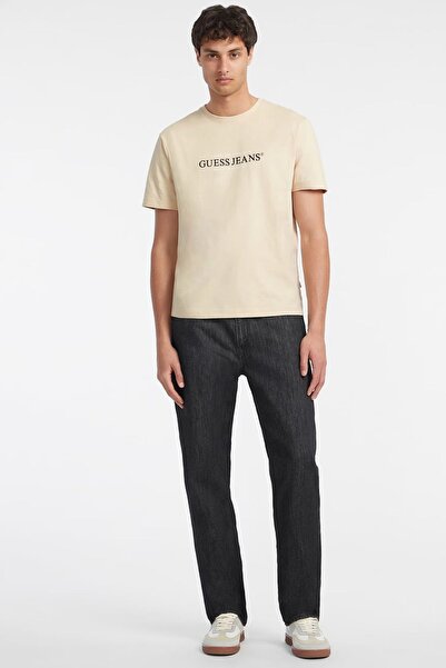 Guess Tricou bej tradițional american pentru bărbați