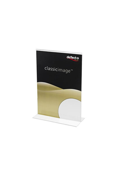 Deflecto Display prezentare Deflecto, A5, portret, forma T, plastic