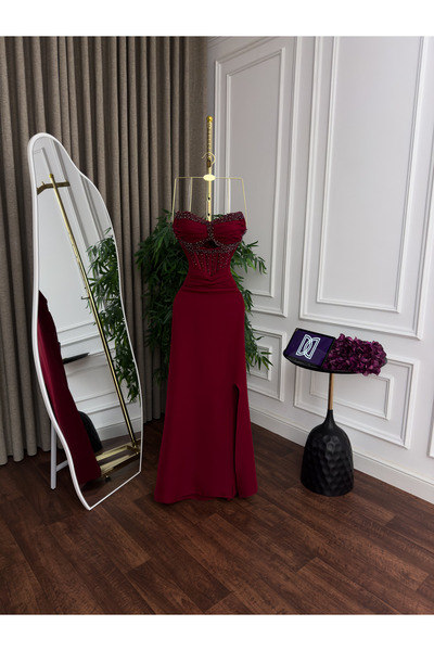 BTROON فستان سهره باربي تطريز يدوي