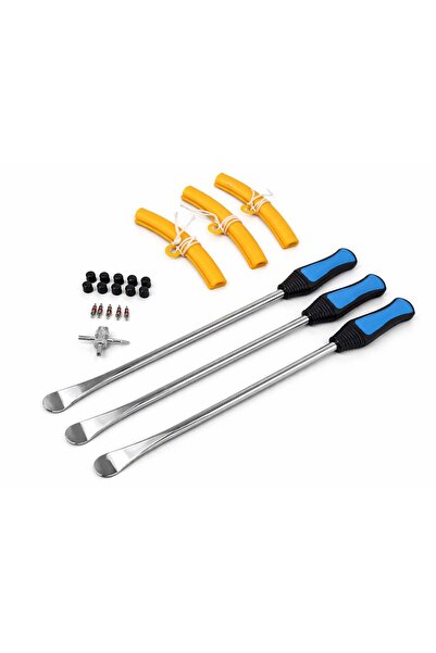 GEBOTOOLS SET LEVIERE CU MANER PENTRU ANVELOPE CU PROTECTIE PENTRU JANTE 13 P...