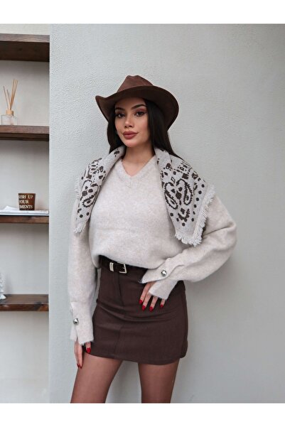 ESRAHELVACI Tasseled Patterned Shawl