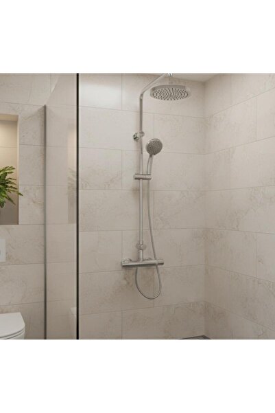 VitrA Aquaheat Termostatik Duş Bataryası a47055 Ve Duş Sistemi A45598 SET