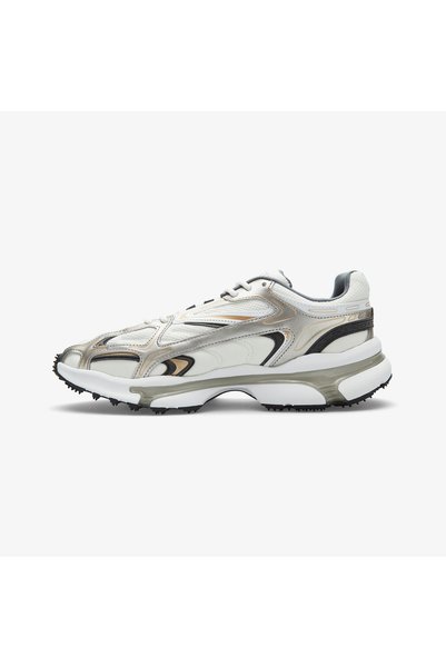 Lacoste L003 2K24 حذاء رياضي كريمي للرجال