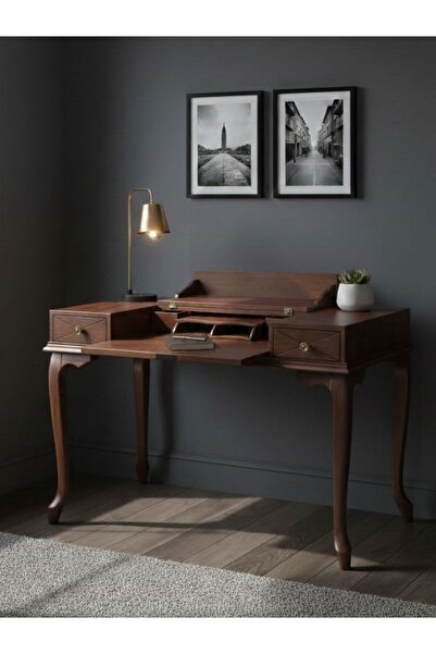 Gazzini Furniture Roma Rustik Klasik Ahşap Çalışma Masası