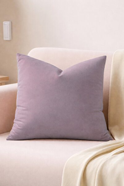 ASDİVA Malcolm Velvet Plain Decorative Cushion Cover with Size Options - Drie...