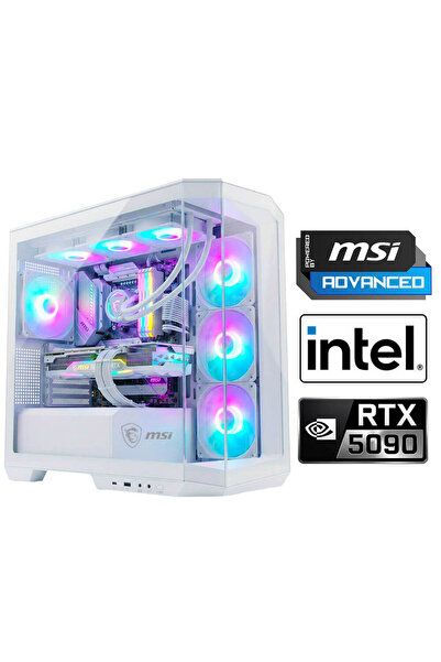 XASER Velox x600 i9 14900KF 64GB DDR5 Ram 2TB M.2 NVMe SSD 32GB RTX5090 Sıvı ...