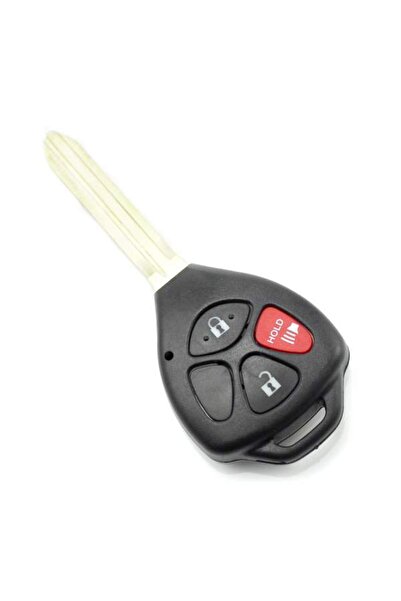 CarGuard Toyota carcasa cheie 2+1 butoane cu buton rosu panica (fara logo)