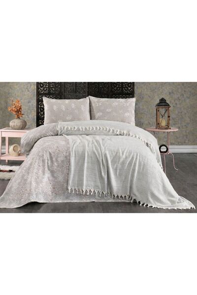 Elvira Home Collection Eh Angel 100% Cotton Double Pique Bed Sheet Set