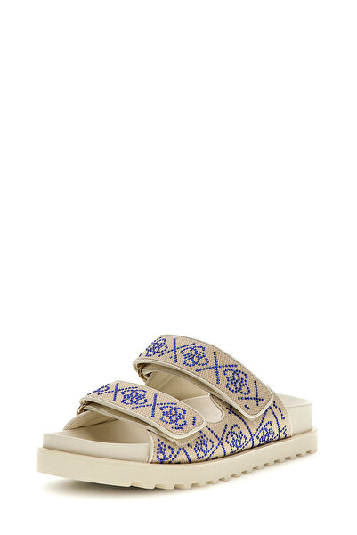 Guess Fadeliza 4G Taş Logolu Cırt Cırtlı Terlik FLJFDZFAB19 TERLİK FLJFDZ FAB...