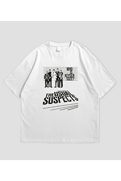 SVART WEAR Οι Συνήθεις Υπόπτες με τύπωμα oversized Μπλουζάκι Unisex