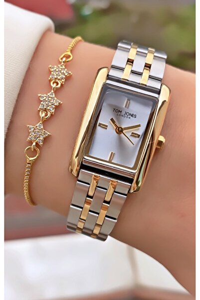 Tom Jones Original Brand - Yellow Silver Color - 2 Year Warranty Women's Wris...