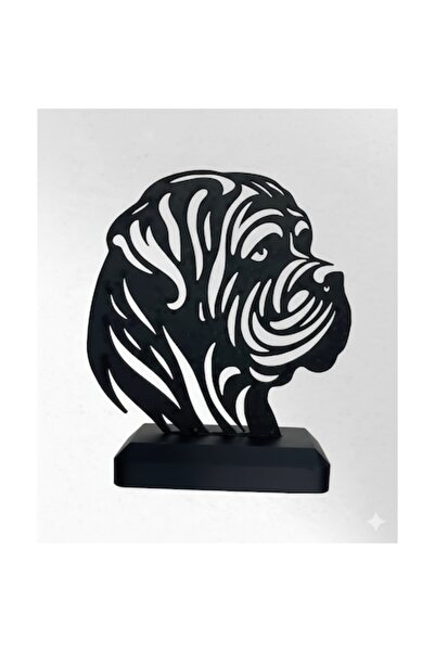 OEM Mastiff Dog Silhouette 3D Decorative Plaque