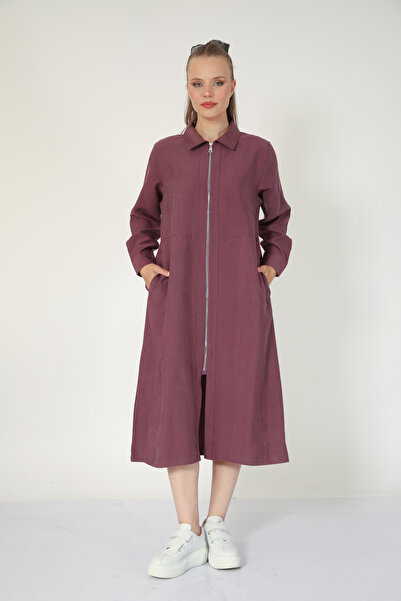 My City 5674 - Stylish Comfortable Zippered Slim Fit Denim Women's Dress