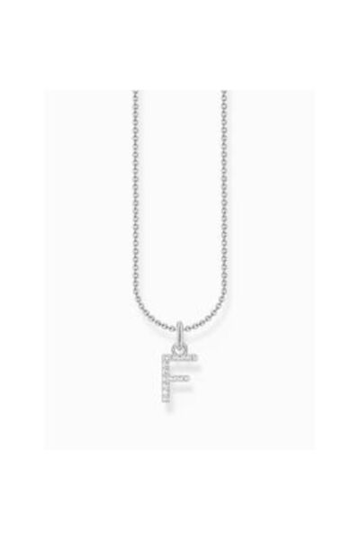 Thomas Sabo KE 2245-051-14-L 45 V Silver necklace letter F