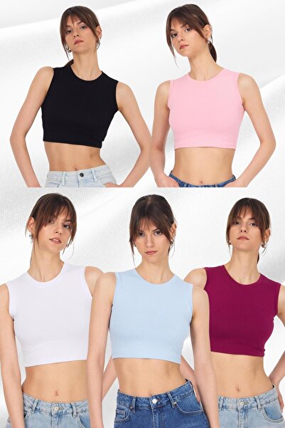 Rays Colorful 5-Piece Zero Sleeve Short Badi 9189m