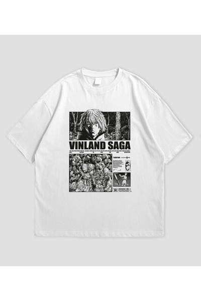 SVART WEAR Vinland cu imprimeu supradimensionat Unisex tricou