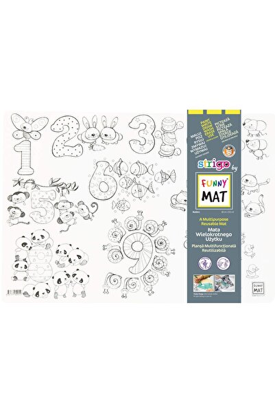 Funny Mat REUSABLE BOARD 48x33.5 cm + GIFT SET OF COLORING TOOLS