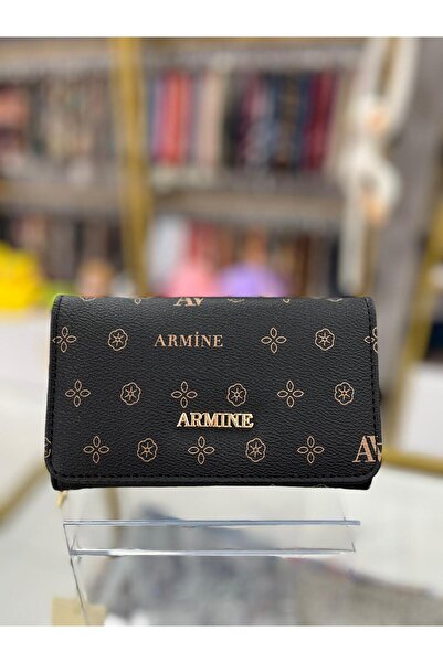 Armine Гаманець чорний з принтом ARC1207