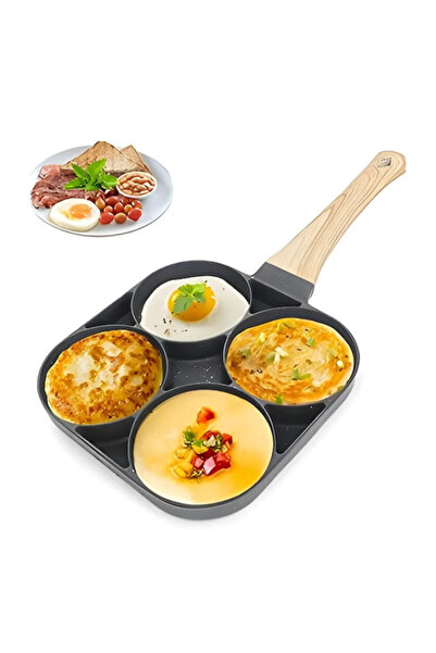 OEM Non-stick frying pan with 4 compartments