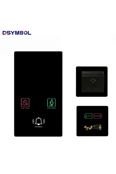Smartbell 2025 New Dsymbol Custom Smart LED Doorplate with Touch Screen Room ...