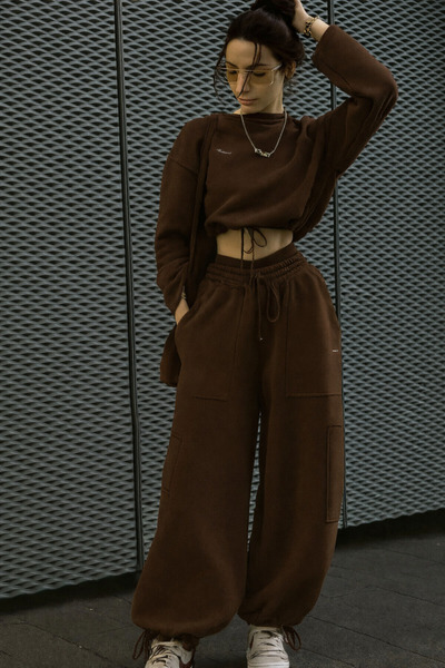 LACASE Printed Oversize Tracksuit Set