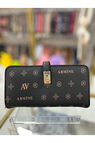 Armine Гаманець чорний з принтом ARC0202