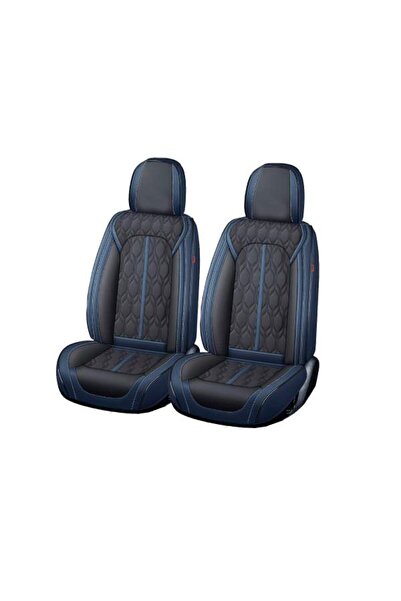 CarGuard Huse auto premium 5 locuri Deluxe piele ecologică perforată - albast...