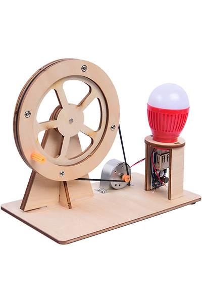 Generic مجموعة أدوات علمية يدوية الصنع لتوليد الطاقة، لعبة تعليمية للأطفال في...