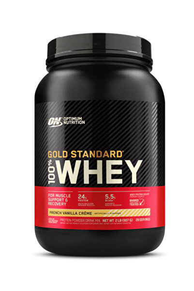 ON Optimum Nutrition Gold Standard Whey Protein French Vanilla 2 lb - Gold St...