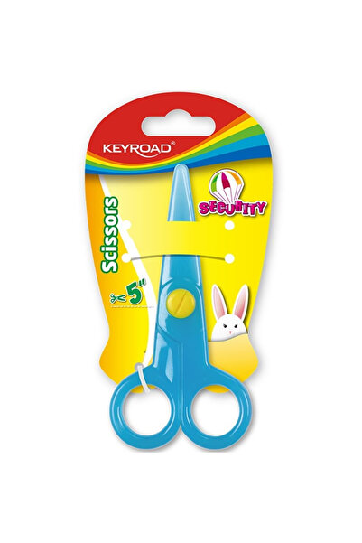 KEYROAD Kids scissors KR970962, 13.0cm, plastic, preschool, various colors, b...