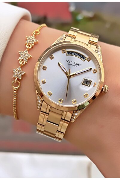 Tom Jones Original Brand - Yellow Color - 2 Year Warranty Women's Wristwatch ...