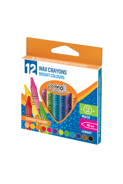 OEM Creioane cerate, 12buc/set - S-COOL