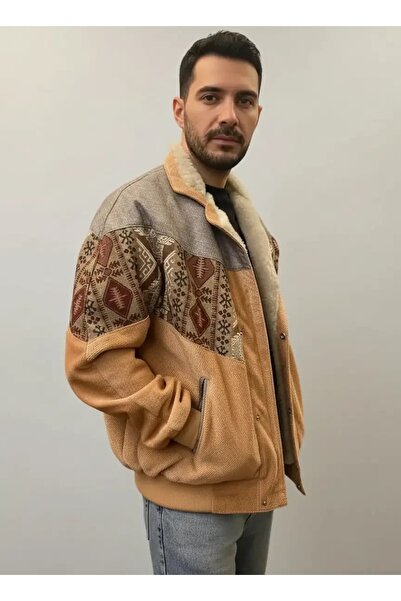 CANMODA (7723) 2Xlarge / 3Xlarge Compatible Aztec Style Oversized Unisex Jacket