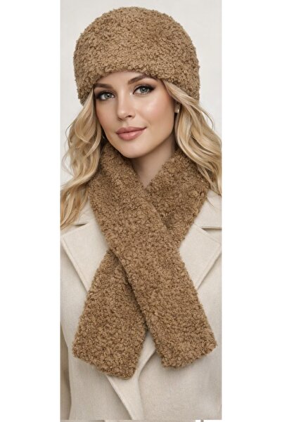 EKstore Set de 2 căciuli și eșarfe de pluș