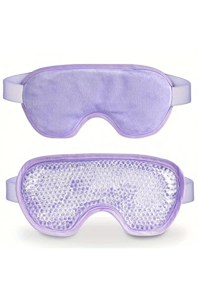 Genel Markalar Sıcak Ve Soğuk Boncuklu Buz Jeli Terapi Göz Maskesi (mor)