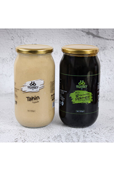 Yaşarbey Mardi̇n Local Tahini+Grape Syrup Village Molasses (Advantageous Pack...