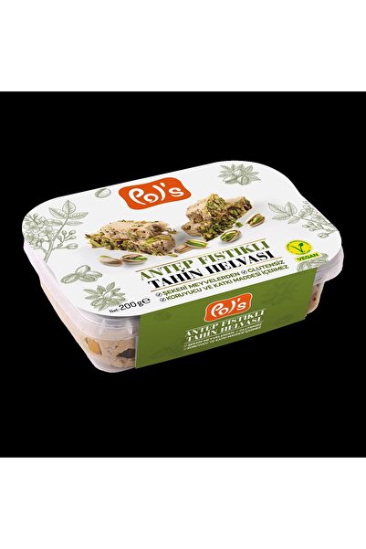 Pol's Şeker İlavesi Antep Fıstıklı Tahin Helvası 200g
