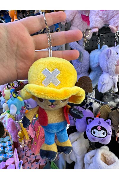 İnci One Piece Monkey D Luffy Tony Chopper Peluş Anahtarlık Anime Manga Maskot