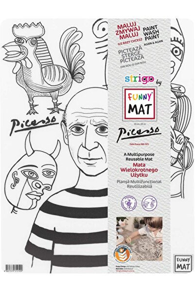 Funny Mat ΕΠΑΝΑΧΡΗΣΙΜΟΠΟΙΗΜΕΝΗ ΠΙΝΑΚΙΔΑ 30x40cm + ΣΕΤ ΔΩΡΟΥ ΜΕ ΕΡΓΑΛΕΙΑ ΧΡΩΜΑ...