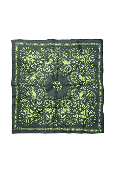 Sultan İpek Cotton Polyester Ethnic Shawl Patterned Scarf / Bandana 60X60Cm