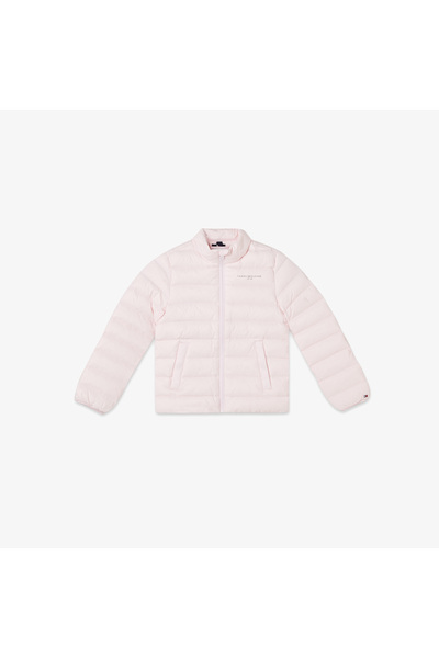 Tommy Hilfiger Essential Light Down Çocuk Pembe Ceket
