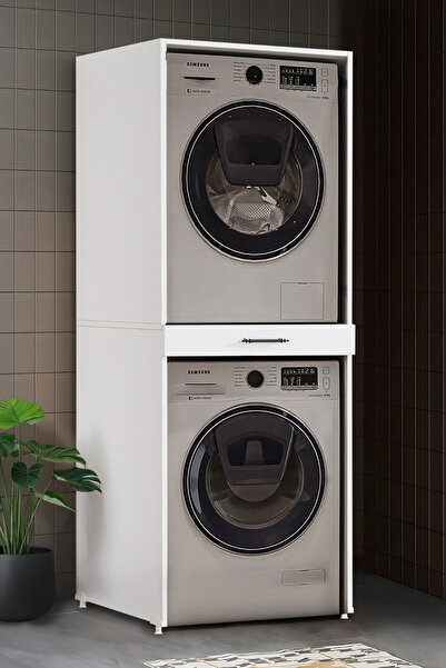 Setay Blesk Çamaşır ve Kurutma Makinesi Dolabı, Lara Çok Amaçlı Banyo Dolabı