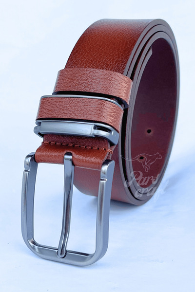 Parscraft Muški remen od prave kože 4 cm, modernog dizajna, remen za farmerke...