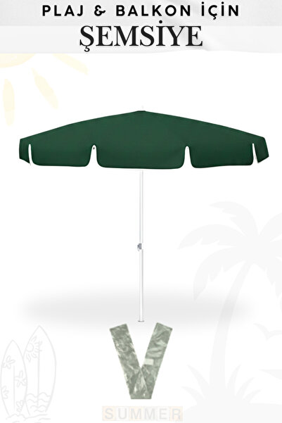Penthouse Bükülebilen Plaj Bahçe Balkon Şemsiyesi İnce Branda Kumaş - 2 Metre...