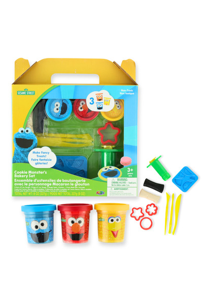 Sesame Street - مجموعة مخبز كوكي مونستر - 14 قطعة - 227 غرام