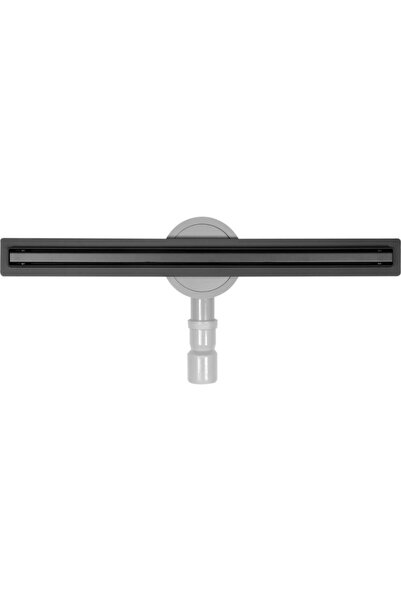 FALA Linear Shower Drain Wave SLIM BLACK, length 60 cm
