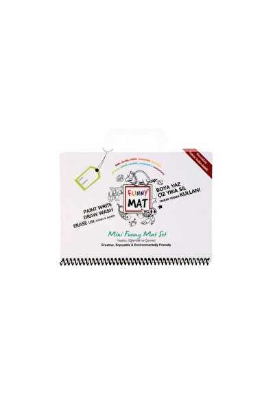 Funny Mat PLANȘĂ REUTILIZABILĂ 16x21cm + CADOU SET INSTRUMENTE DE COLORAT